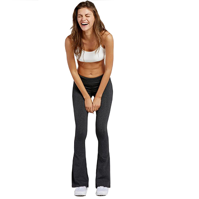 women soft yoga pants flared tight design