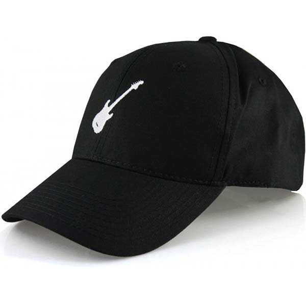 all black embroidery fitted cap