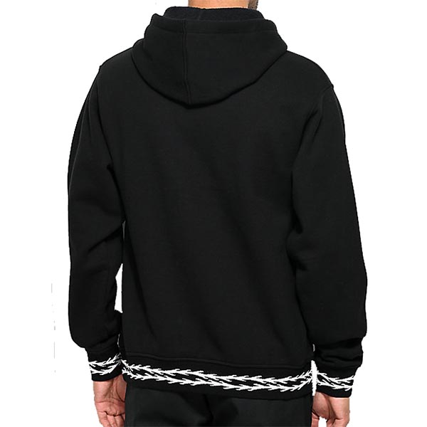 mens black cotton hoodies