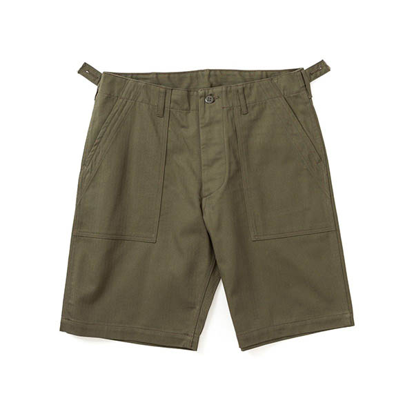 mens cotton twill cargo shorts