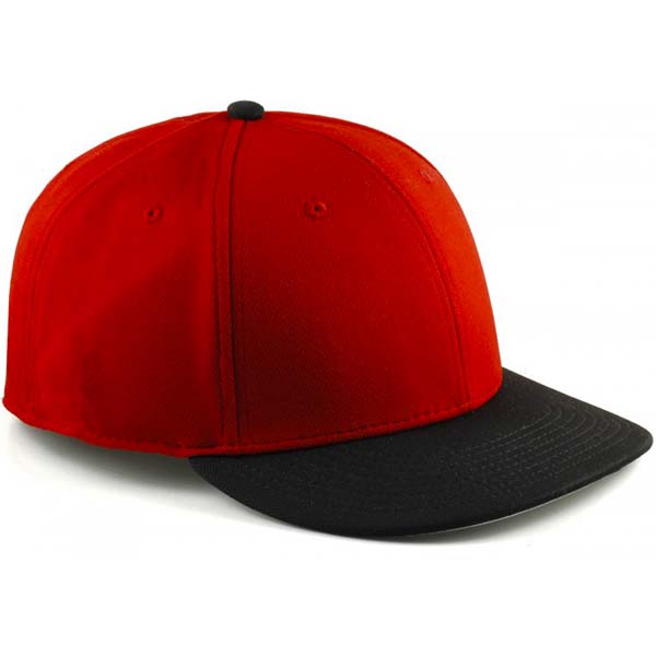 classic red and black blank flexfit cap